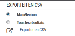 exporter en csv