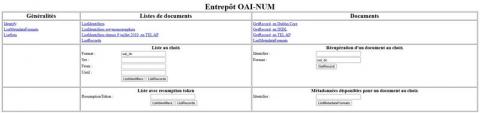 Capture d'écran du formulaire d'aide à la construction de requête sur OAI-NUM
